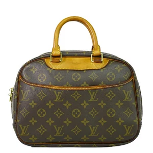 Bolso de mano Louis Vuitton Trouville M42228 de lona con monograma marrón dorado - Imagen 1 de 10