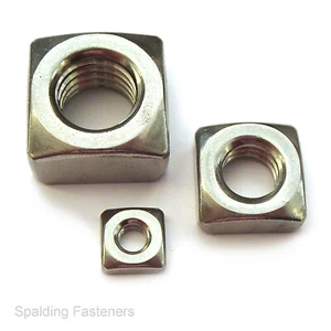 Metric A2 Grade Stainless Steel Square Nuts DIN557 - Picture 1 of 1