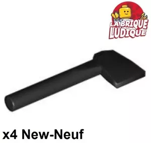 Lego 4x minifig utensil Axe hache manche outil tool noir/black 3835 NEUF - Picture 1 of 1
