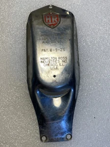 Antique Hamilton Ross Inc. Electric Hair Clipper face plate H-10 PAT. 6-9-25 - Picture 1 of 10