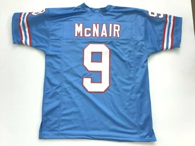 Jersey Steve McNair azul estilo antiguo cosido personalizado sin firmar - M, L, XL, 2XL Foto 1 de 2