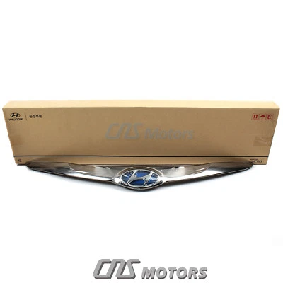 ✅GENUINE✅ Hyundai Sonata Hybrid 11-15 for Front Grille Hood Molding 863554R500 - Image 1 of 3
