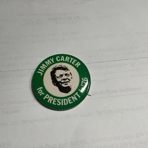 Vintage ~ Jimmy Carter For President In ‘76 Pinback Button~Political Memorabilia - Bild 1 von 3