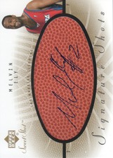2002-03 Upper Deck Sweet Shot Signature Shots #ME Melvin Ely Auto