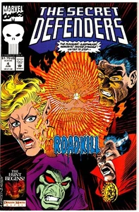 THE SECRET DEFENDERS #4 - 1993 Marvel (vf-) Dr. Strange Punisher (B) - Imagen 1 de 1