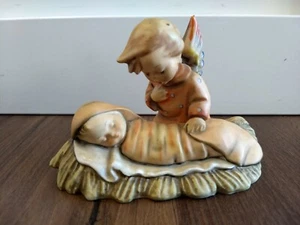 Vintage Hummel Goebel Angelic Sleep Angel Baby Figurine Candleholder TMK 3 - Picture 1 of 7