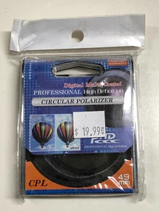 Zeikos (ZE-CPL49) Digital Multi coated 49mm Circular Polarizer Filter New - Picture 1 of 3