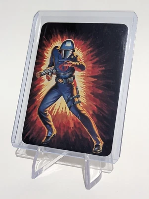"COBRA COMMANDER" Character Card #98 - 1986 Hasbro GI Joe Series 1 - Image 1 of 2