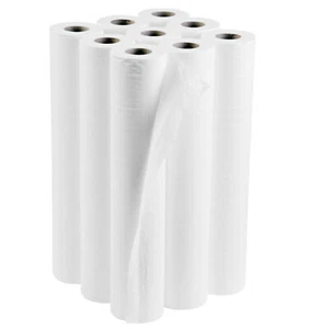 Premium Quality White 20" Couch Rolls - 40 Metres Roll for Hygiene Massage Salon - Picture 1 of 2