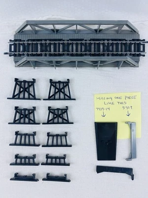 Juego de puente y caballete TYCO Train escala HO modelo T 909S faltan 2 piezas. Foto 1 de 4