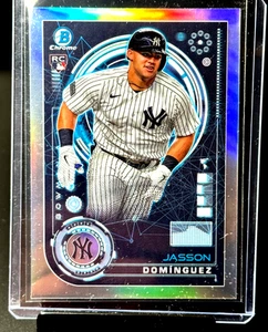 Jasson Dominguez Rookie Card 2024 Bowman Chrome Special Insert #BAI-8 Yankees - Picture 1 of 2