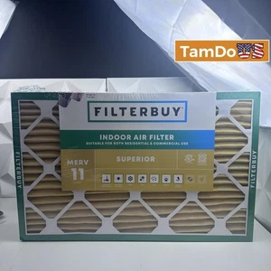Filterbuy 16x25x1 MERV 11 Indoor Air Filter, Superior Allergen Defense, 6-Pack - Picture 1 of 7