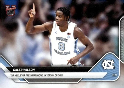 CALEB WILSON RC 2025-26 Bowman СЕЙЧАС NO8 ДЕБЮТАНТ PR:832 UNC NM-MT NCAA базовый идентификатор: 154487 - Изображение 1 из 2