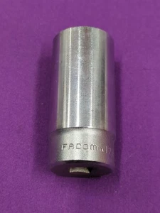 Vintage FACOM 3/8" DRIVE 12 PUNTOS 23mm Profundo Enchufe J23L Francia - Imagen 1 de 6