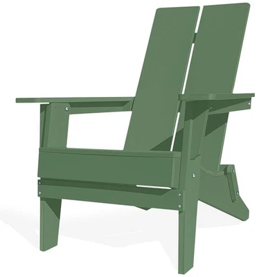 Silla Adirondack Plegable Moderna, Salón Exterior Plástico HIPS para Todo Clima con... Foto 1 de 4