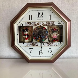 SEIKO Disney Wall Clock FW523B Musical Mickey & Friends Motion Clock Japan USED - Picture 1 of 10