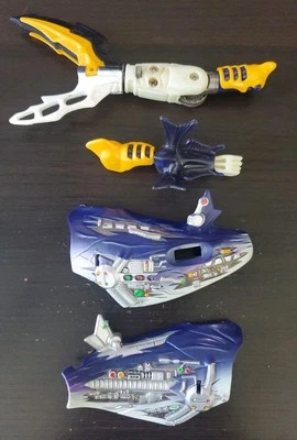 Transformers RID 2001 Sky-Byte Parts Lot L / R Arms Tail Side Panels Accessories - Image 1 of 2