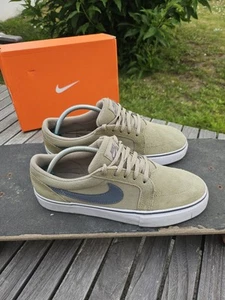 Original Nike SB Satire Skateboarding Zoom Chron Sneaker low top Wildleder khaki - Bild 1 von 17