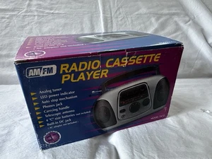 REPRODUCTOR DE CASETE RADIO AM/FM MODELO 7412 MARCA ELECTRO DE COLECCIÓN Nuevo Stock Antiguo - Imagen 1 de 5