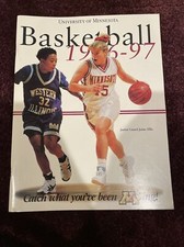 1996-97 university minnesota golden gophers women’s basketball media guide wnba