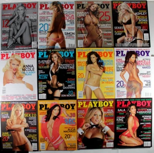 PLAYBOY MAGAZINE 2007 COMPLETE YEAR 12 ISSUES WITH CENTERFOLDS VG - Picture 1 of 1
