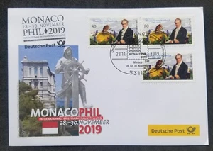 [SJ] Germany 250th Alexander Humboldt 2019 Monkey Butterfly (FDC) *MONACO - Picture 1 of 5