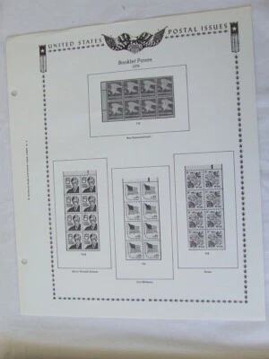 MINKUS USA 1970s/80s VARIOUS ILLUSTRATED 2-PEG STAMP ALBUM PAGES - Изображение 1 из 4