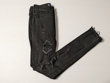 Hollister Men's High Rise super Skinny Jeans Destroyed Size W24 L28