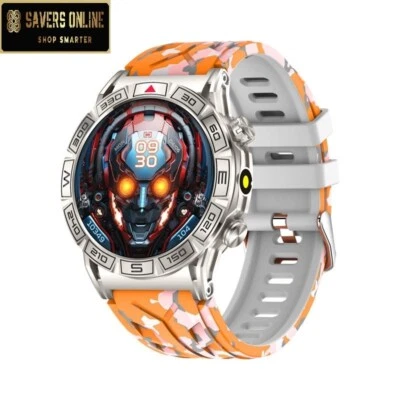 KC80 1.43" AMOLED Touch Screen Smartwatch Fitness Tracker BT Calling Waterproof - Image 1 of 4