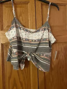 Mudd Junior Sleeveless Bow Front Front Tank Top Adjustable Straps Size XXL - Picture 1 of 10