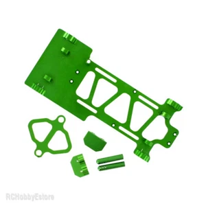 680013 GREEN ALUMINIUM BATTERY HOLDER SET 1:18 HSP SCALE ROCK CRAWLER - Foto 1 di 1