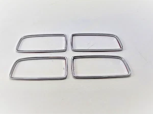 2010-2015 Camaro Chevy Chevrolet Billet Aluminum Console Gauge Trim Rings Chrome - Picture 1 of 1