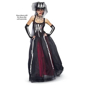Pyramid Collection Disguise Ms Bones Costume Adult Size: XL (16-18); 59" long - Picture 1 of 2