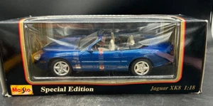 Maisto Blue Jaguar XK8 Die Cast Car Special Edition 1:18 in Box - Picture 1 of 5