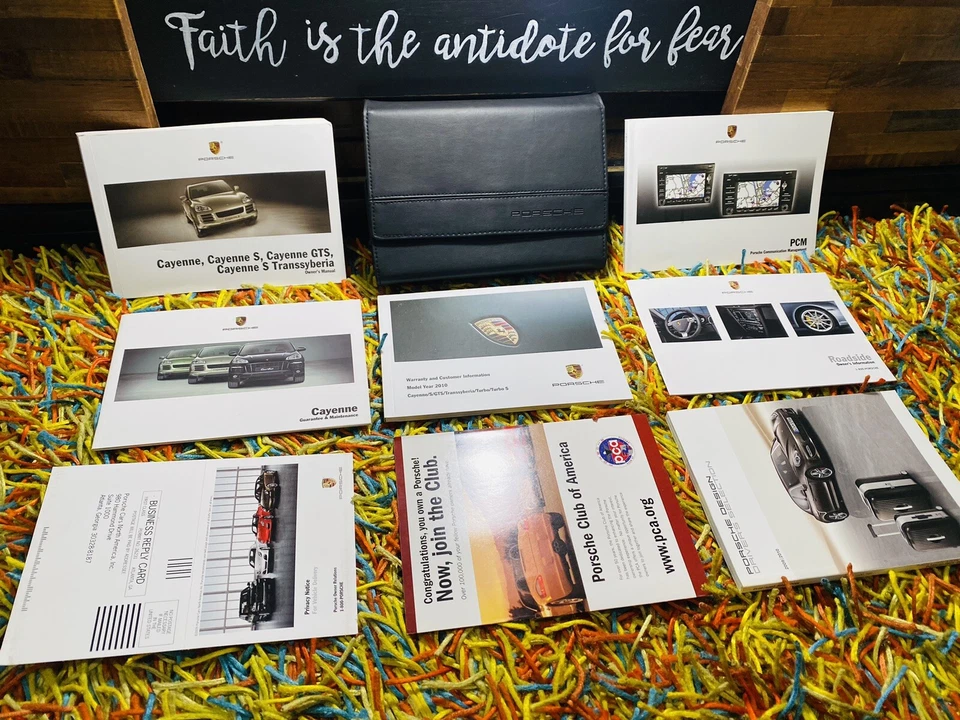 LIMPIO⭕️ 2010 PORSCHE CAYENNE S TRANSSYBERIA GTS JUEGO MANUAL DEL PROPIETARIO + NAVEGACIÓN PCM BK Foto 1 de 4