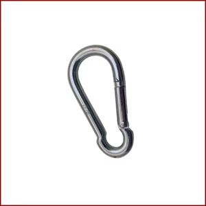 5/16" Springhook W/Out Eye, Zinc Plated (SOLD IN SETS) - Picture 1 of 2