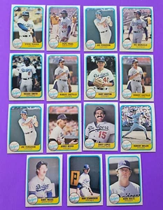 Vtg Lot of 15 Los Angeles Dodgers 1981 Fleer Baseball Cards MLB AL NL All-Star - Bild 1 von 5