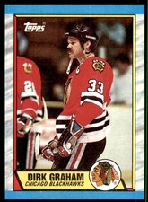 1989-90 Topps Dirk Graham Hockey Cards #52