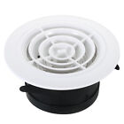 4 Inch Round Air Vent Adjustable Grill Soffit Vent with Screen Rotate Type