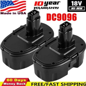 2PACK 18V For Dewalt 18 VOLT XRP DC9096 DC9098 Battery DC9099 DW9096 Brand NEW - Picture 1 of 13