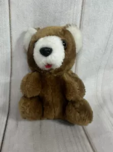 VINTAGE RENNOC 1986 TEDDYBÄR MINI PLÜSCHTIER KUSCHELTIER 5,5 ZOLL BRAUN - Bild 1 von 5