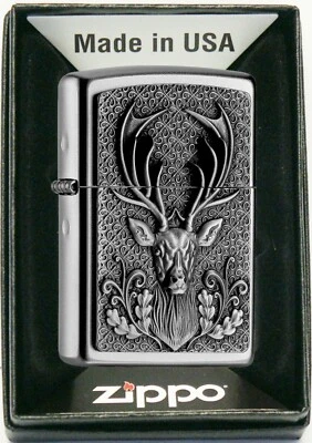 ZIPPO HIRSCH + WUNSCH DIAMANT GRAVUR  MIT oder OHNE Geschenkset      2004736 - Bild 1 von 4