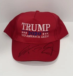 DONALD TRUMP JR & ERIC FIRMADO KEEP AMERICA GRAN SOMBRERO TRUMP 2020 JR. JSA certificado de autenticidad - Imagen 1 de 4