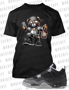 Vintage Henny Bear Men Sport Tee Shirt to Complement Retro J's 4 Fear Sneaker - Picture 1 of 10