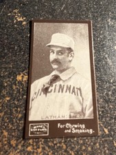 Arlie Latham Cincinnati Reds 1895 Mayo Cut Plug N300 1986 Reprint