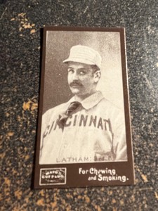 Arlie Latham Cincinnati Reds 1895 Mayo Cut Plug N300 1986 Reprint