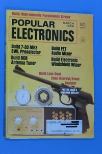 Popular Electronics Magazine March 1968 Build High-Intensity Psychedelic Strobe  - Bild 1 von 2