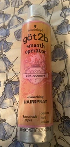 Schwarzkopf Got2b Hairspray Smooth Operator With Cashmere, 9.2 OZ~DISCONTINUED - Picture 1 of 3