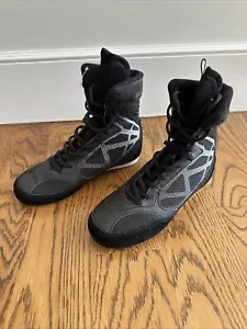 CORE Lightweight Black Boxing Shoes Support & Traction Sz 5.5 Mens 7 Womens - Picture 1 of 10