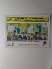 2005-06 Topps Bazooka Comics Basketball Card #13 Jason Richardson *FSCardz*